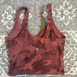 Lululemon pink camo align tank